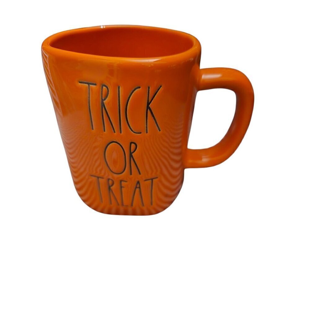 Rae Dunn Artisan by Magenta Trick or Treat Orange Halloween Mug